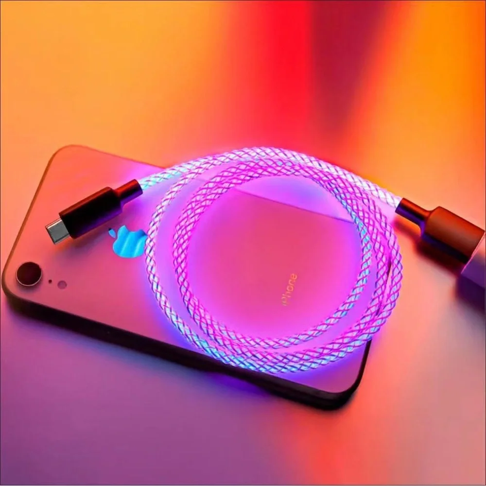 LED Lightning Data and Charging Cable